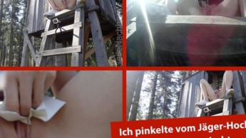 Höhenangst? Nicht mit dieser Blase! – Der Hochstand-Piss-Test!