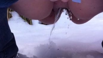 Schnell mal einen Kreis in den Schnee gezeichnet…