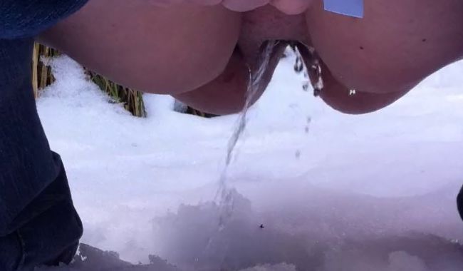 Schnell mal einen Kreis in den Schnee gezeichnet…