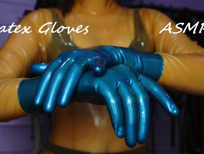 Latexhandschuhe-Fetisch und ASMR