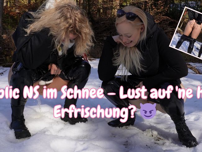 Public NS im Schnee – Lust auf ’ne heiße Erfrischung? ?