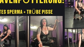 SKLAVEN FÜTTERUNG! 2 HERRINEN füllen Deinen Napf