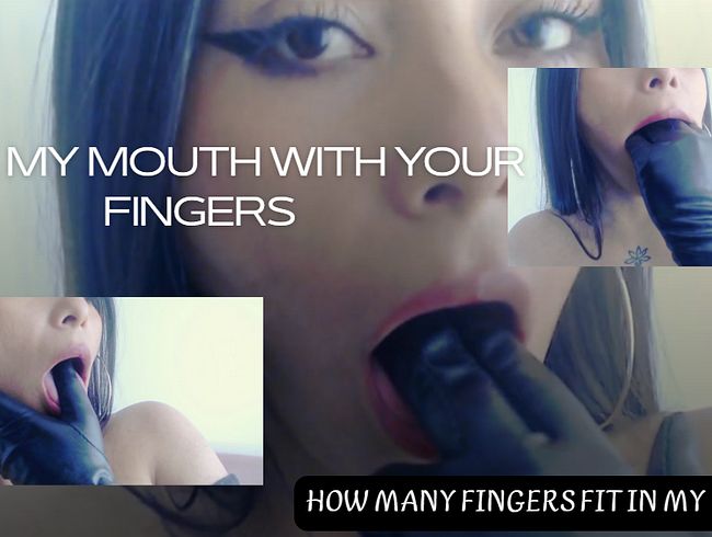 Wie viele Finger passen in meinen Mund?
