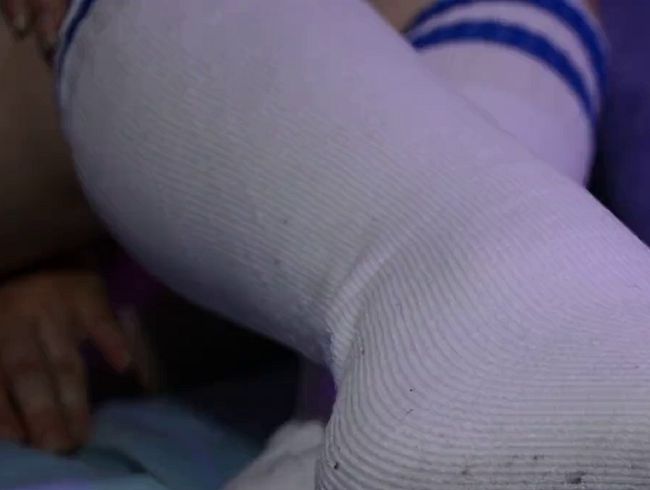 schmutzige Fußballsocken