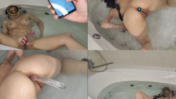 3:45 Unterwasser-Atemanhalten, Anal und mehrfaches Squirting