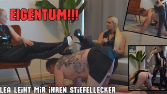 ABGERICHTETES DEVOTE EIGENTUM! LADY Lea leiht mir ihren Sklaven – VORGEFÜHRT UND GEDEHMÜTIGT!