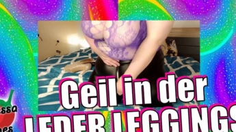 Geil in der Leder Leggings 658