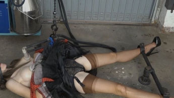 Melken in Nylons