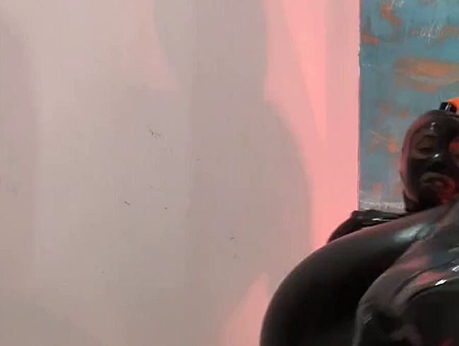 Ich zeige euch meinen neuen heißen Ganzkörper Latexanzug