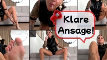 Klare Ansage!!