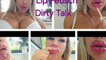 Lip Fetisch Video mit Dirty Talk