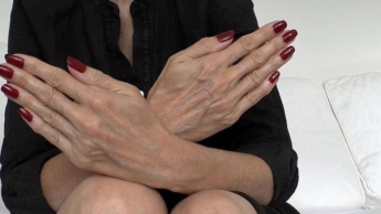 Natürliche rote schöne Fingernägel, Joi Lady Victoria