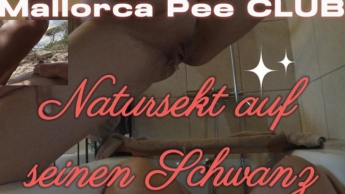 Natursekt auf seinen Schwanz – Zuerst am Strand und danach auf meinem Hotelzimmer