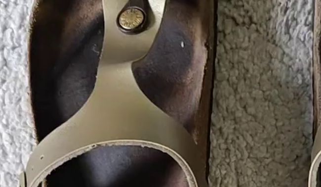 Ein Video für eine User mit meinen Birkenstocks Gizeh (ohne Ton)