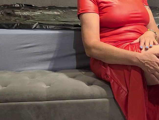 Endlich meine neuen transparenten Stiefel genieße dieses Material… in 4K mit Dirtytalk
