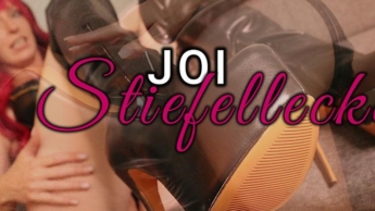 JOI – Sei mein Stiefellecker – Leder- Overknees- Stiefel