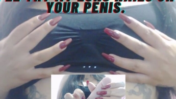 Meine langen Fingernägel an deinem Penis
