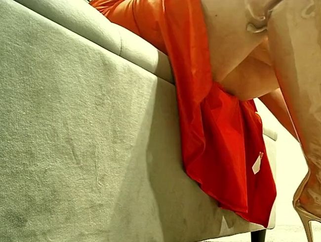 Transparente Overknees Video von der Seite (Dieses Video gibt es auch mit Frontvideo)