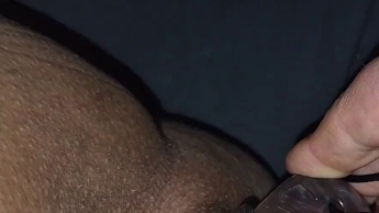 ich stopfe meine muschie mit einen geilen xxl glas dildo/Tropfen