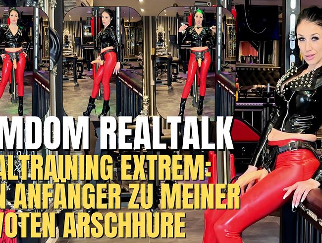 Analtraining Extrem: Von Anfänger zu meiner devoten Arschhure – Strenger Realtalk