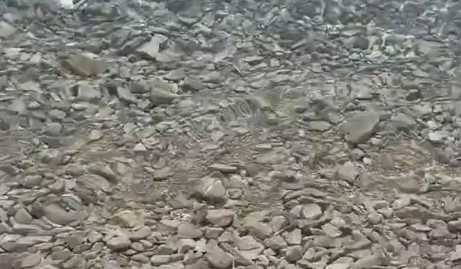 Füße im Meer abkühlen