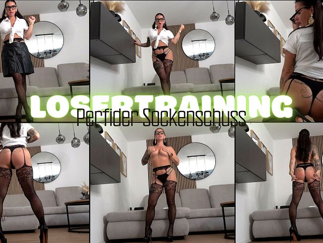 Losertraining! Perfider Sockenschuss