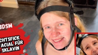 Extrem! Teen Sklavin benutzt fixiert ins maul gespritzt!