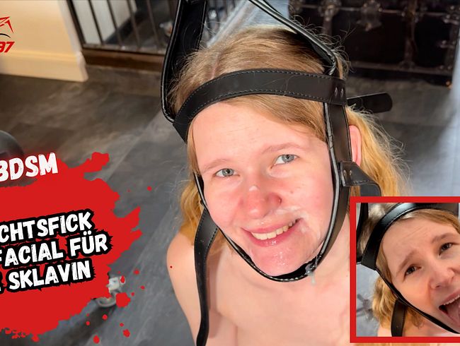 Extrem! Teen Sklavin benutzt fixiert ins maul gespritzt!