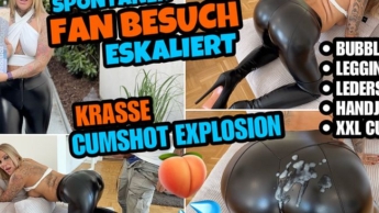 SPONTANER BESUCH ESKALIERT | Krasse Cumshot Explosion