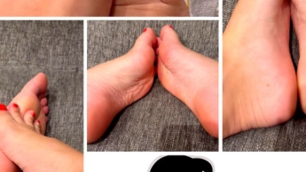 Barfuß-Wichs-Fantasie: Wichs deine Ladung auf meine kleinen unschuldigen Mädchensfüße!