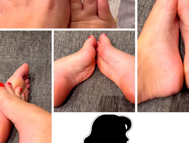 Barfuß-Wichs-Fantasie: Wichs deine Ladung auf meine kleinen unschuldigen Mädchensfüße!