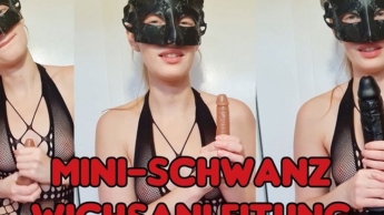 Dein Mini-Schwanz ist echt lächerlich! Meine erste SPH Wichsanleitung