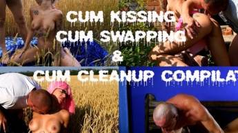 Die besten Videos mit Sperma-Küssen und Sperma-Tausch, Sperma-Reinigung, Sperma auf Brüsten und Po 6