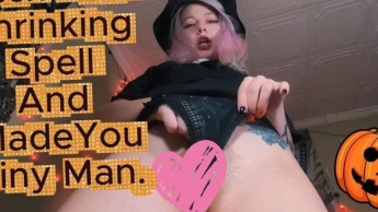 Eine Hexe hat einen Schreckzauber gesprochen und dich zu einem winzigen Mann gemacht