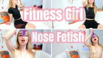 Fitness Girl Nasenfetisch 4K