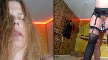 Für Experten! – Gewichte an der Pussy – Spanking auf den Arsch. Teil 1