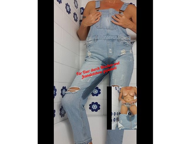 Für User durch Höschen und Jeanslatzhose gepinkelt