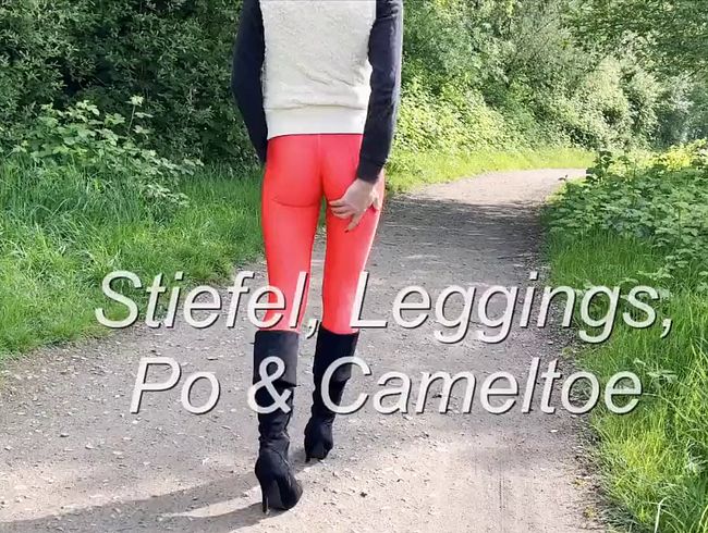 Leggings, Po & Cameltoe – gemütlicher Spaziergang – vor mir, hinter mir, neben mir ….