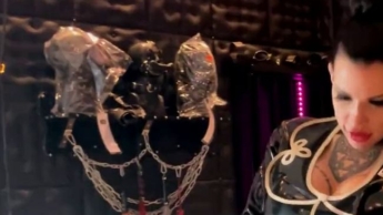 Miss Alessa Milano Femdom Cum Feeding? Blowjob Training? by German Mistress ?in Latex Dress Part 1