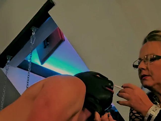 Monika Schmidt The Ashtray Humiliation smoking femdom