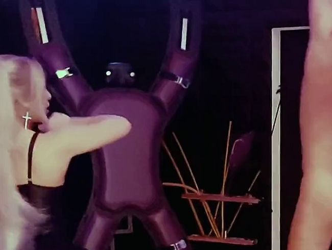 Sheela Sinner Hard Whipping and Humiliation by Hanging in the Chamber Part 2