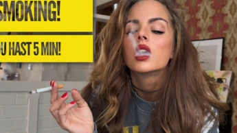 Smoking! Du hast 5 Minuten!