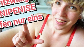 Spritzwillige MINIPENISE dürfen nur eins