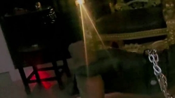 Stina Stone Femdom Handjob Tease Denial Facesitting by Mistress in Leather Gloves Part 2