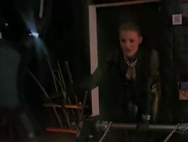 Stina Stone Mercyless Stretching on the Rack by Mistress in Leather Gloves Part 1