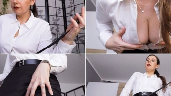 Strenge Dozentin bestraft dich