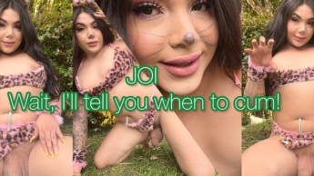 Anweisung zum Selbstbefriedigen (JOI): Warte, ich sage dir, wann du kommen sollst.