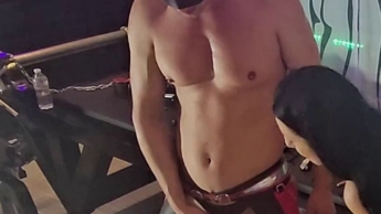 Bi Slave Blowjob Cum Eating Jerk Off Cum Cleaning by Femdom Maledom