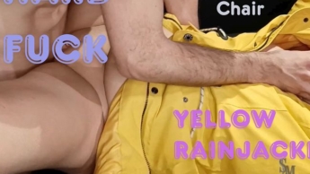 First Face Reveal – Yellow Rainjacket Hard Fuck on Gyn Chair