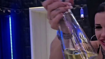 Miss Alessa Milano Femdom Pissing?Toilet Slave Training?on the Rack?by German Mistress